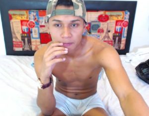 Latino teen gay boy has no limits on live cam